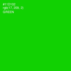 #11D102 - Green Color Image