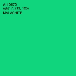 #11D57D - Malachite Color Image