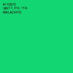 #11D672 - Malachite Color Image