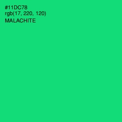 #11DC78 - Malachite Color Image