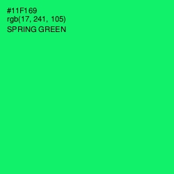 #11F169 - Spring Green Color Image