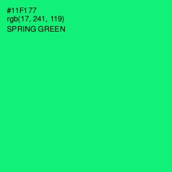 #11F177 - Spring Green Color Image