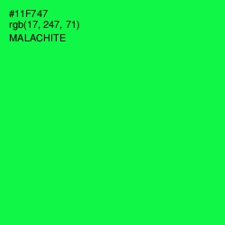 #11F747 - Malachite Color Image