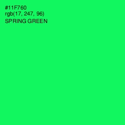 #11F760 - Spring Green Color Image