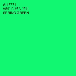 #11F771 - Spring Green Color Image