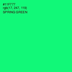 #11F777 - Spring Green Color Image