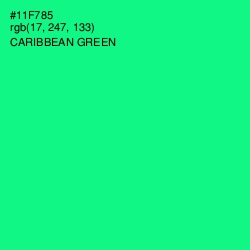 #11F785 - Caribbean Green Color Image