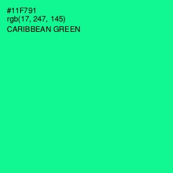 #11F791 - Caribbean Green Color Image