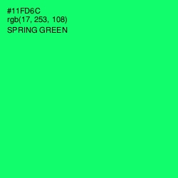 #11FD6C - Spring Green Color Image