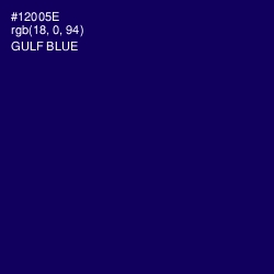 #12005E - Gulf Blue Color Image