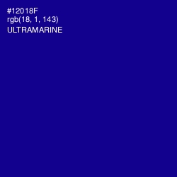 #12018F - Ultramarine Color Image