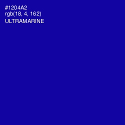 #1204A2 - Ultramarine Color Image