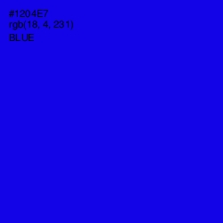 #1204E7 - Blue Color Image