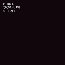#12060D - Asphalt Color Image