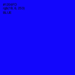 #1206FD - Blue Color Image