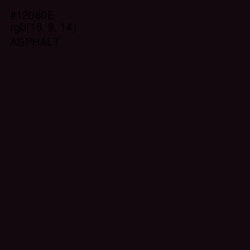 #12080E - Asphalt Color Image