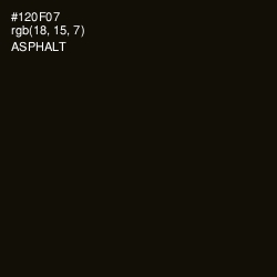 #120F07 - Asphalt Color Image