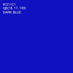#1211C1 - Dark Blue Color Image