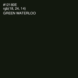 #12180E - Green Waterloo Color Image