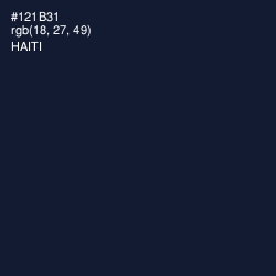 #121B31 - Haiti Color Image