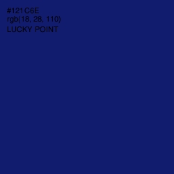 #121C6E - Lucky Point Color Image