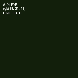 #121F0B - Pine Tree Color Image