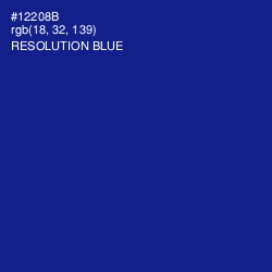 #12208B - Resolution Blue Color Image