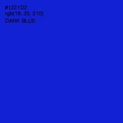 #1221D2 - Dark Blue Color Image