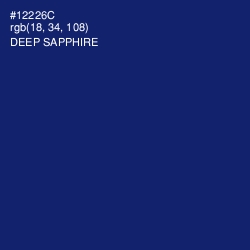 #12226C - Deep Sapphire Color Image