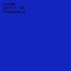 #1225BE - Persian Blue Color Image