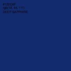 #122C6F - Deep Sapphire Color Image