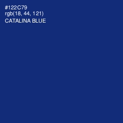 #122C79 - Catalina Blue Color Image