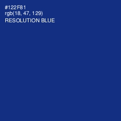 #122F81 - Resolution Blue Color Image