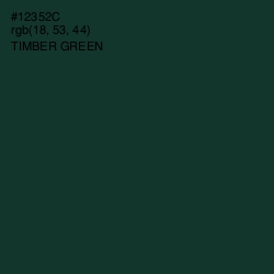 #12352C - Timber Green Color Image