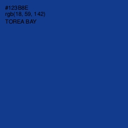 #123B8E - Torea Bay Color Image