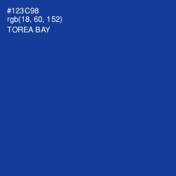 #123C98 - Torea Bay Color Image
