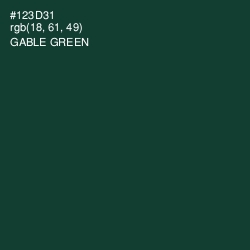 #123D31 - Gable Green Color Image