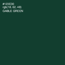 #123E30 - Gable Green Color Image