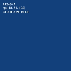 #12407A - Chathams Blue Color Image
