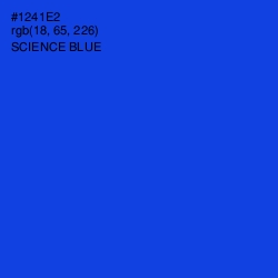 #1241E2 - Science Blue Color Image