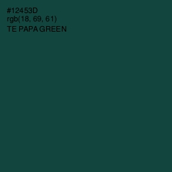 #12453D - Te Papa Green Color Image