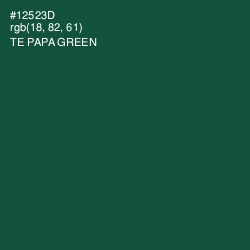 #12523D - Te Papa Green Color Image