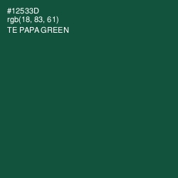 #12533D - Te Papa Green Color Image