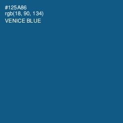 #125A86 - Venice Blue Color Image