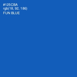 #125CBA - Fun Blue Color Image