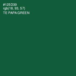 #125D39 - Te Papa Green Color Image