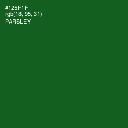 #125F1F - Parsley Color Image