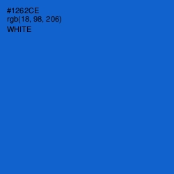 #1262CE - Science Blue Color Image