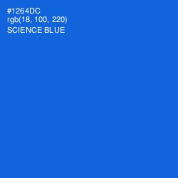 #1264DC - Science Blue Color Image