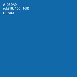 #1269A9 - Denim Color Image